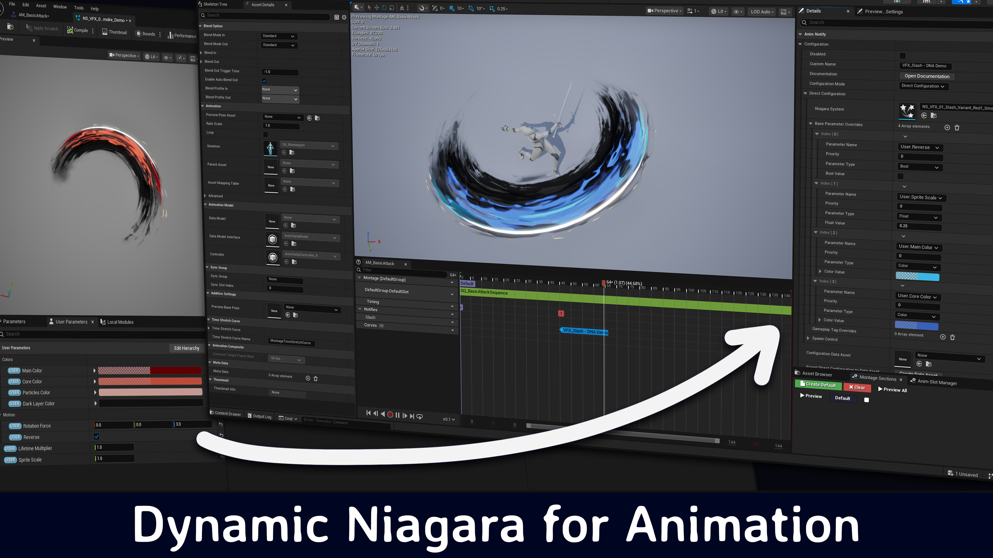 DNA - Dynamic Niagara for Animation